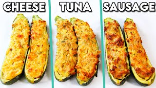 Zucchini Ripieni  Baked Stuffed Zucchini 3 Ways The BEST Recipe in the World [upl. by Ainyt]