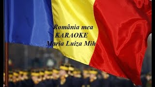 România mea 19182018 KARAOKE Maria Luiza Mih [upl. by Lesh325]