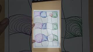 art therapy series  calm your anxious drawing 3dpainting art howtodraw arttherapy [upl. by Ahsile]