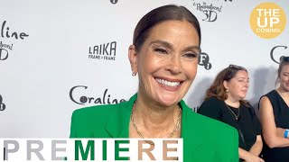 Teri Hatcher interview at Coraline Remastered in 3D Premiere [upl. by Gypsy]