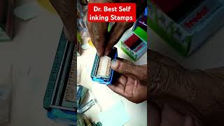 Dr Best self inking Stamp trodat trodat diy selfinkingstamp viral shorts [upl. by Saimerej]