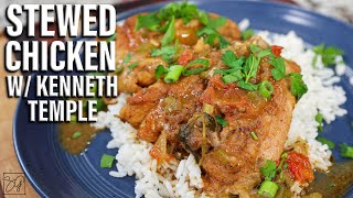 Stewed Chicken with ChefKennethTemple [upl. by Akener681]