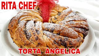 TORTA ANGELICA DI NATALE🎄RITA CHEF  Una brioche perfetta per arricchire le tavole delle feste [upl. by Hsetim]