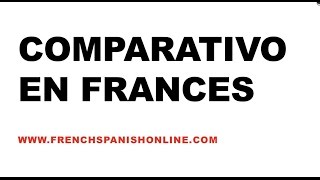 Comparativo en Francés [upl. by Avon]