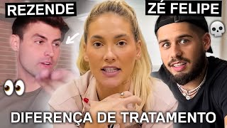 A diferença de tratamento entre REZENDE e ZÉ FELIPE com Virgínia Fonseca [upl. by Belen]