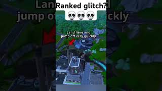 New ranked glitch fortnite fortniterankedandhowitworks chapter4 fortnitememefortnite gaming [upl. by Ocirne]