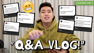 VLOGMAS DAY 2 quotQampA VLOG 2023quot 😱 SURPRISE SPECIAL ANNOUNCEMENT 🙈🙌🏻  Kimpoy Feliciano [upl. by Sudnor]