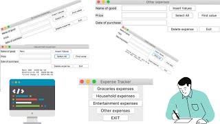 Build a Simple Expense Tracker with Python and Tkinter [upl. by Neeruam]