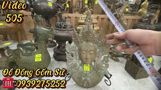 Video 505 ngày 3112024 đồ cổ  đồ đồng  gốm sứ☎️0939275252 dodong gomsu doco doxua dodocla [upl. by Charita]