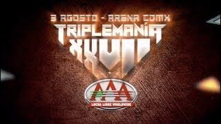 CARTEL COMPLETO de TRIPLEMANÍA XXVII  Lucha Libre AAA Worldwide [upl. by Ylloh347]