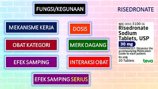 APA ITU OBAT RISEDRONATE [upl. by Azal314]