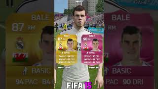 GARETH BALE best vs worst card in EVERY FIFA 1023⚽shorts fifa eafc24 fifa23 bale [upl. by Nueoras]