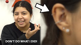 I Got My Cartilage Pierced When I Was 10 years old WORST MISTAKE EVER [upl. by Emmit]