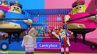 💙🩷 POLICE GIRL amp BARRY VS LANKYBOX FOXY 💙❤️ [upl. by Attelliw]