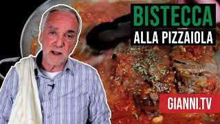 Bistecca alla Pizzaiola Italian Recipe  Giannis North Beach [upl. by Orville778]