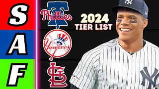 Ranking Every MLB Team For 2024 Tier List [upl. by Noived]