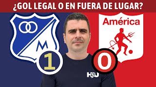 Millonarios 10 América  Liga Dimayor 2024I  Resumen Goles y Táctica por Juan Felipe Cadavid [upl. by Nylle]