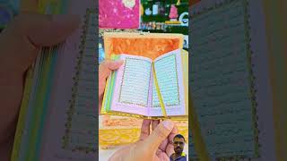 Golden mini Pocket size Quran youtubeshorts viralvideo ytshorts youtuber shorts shortvideo [upl. by Ahsied]