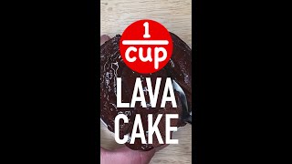 Lava cake in just 1 cup [upl. by Highams]