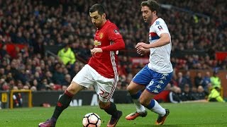 Henrikh Mkhitaryan GOAL Manchester United vs Wigan 29⁄01⁄2017 [upl. by Ande]