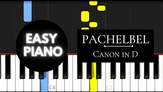 Canon in D Easy Piano Tutorial  Pachelbel [upl. by Wrigley76]