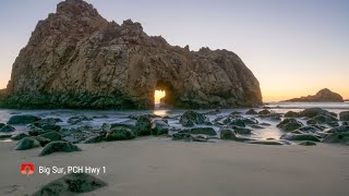 Pfeiffer Beach on Big Sur PCH Hwy 1 [upl. by Bowen869]