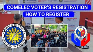 COMELEC Voters Registration Process  Application Form for Filipino Voters Philippine Elections [upl. by Egdamlat]