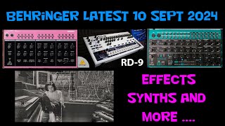 Latest Behringer News 10 September 2024 [upl. by Auehsoj]