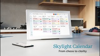 Skylight Calendar  The smart touchscreen calendar amp organizer making family life more manageable [upl. by Bernardina96]