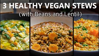 3 Easy One Pot Vegan Meals Recipe  High Protein and Easy Vegan Recipes  Food Impromptu [upl. by Ahtnamys]