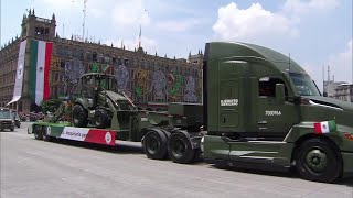 Desfile Militar Maquinaria pesada  Imagen Noticias [upl. by Cirtemed]