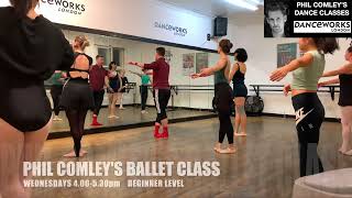 PHILS BEGINNER BALLET at DANCEWORKS  22nd Nov 2023 [upl. by Rafael]