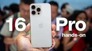 iPhone 16 Pro and Pro Max handson [upl. by Gnanmas]