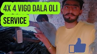 4x4 Vigo dala oli servce 👍👍 4x4 vigo dallas oliviarodrigo service malikhtv [upl. by Zanze890]