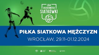 Liga Akademicka AZS  Wrocław  Piłka Siatkowa M  Politechnika Wrocławska  AWF Wrocław [upl. by Libenson]