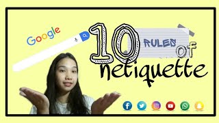 10 RULES OF NETIQUETTE  student vlog [upl. by Akirehs]