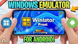 🔥 WINLATOR FROST V8R1  SETUP amp GAMEPLAY  WHATS NEW  BEST WINDOWS EMULATOR ANDROID [upl. by Brandes]