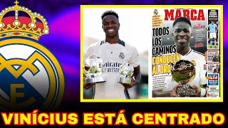 LA REACCIÓN DE VINICIUS A LA PORTADA QUE LE PROCLAMA BALÓN DE ORO YO [upl. by Staley]