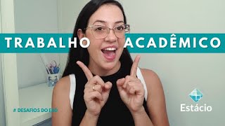 COMO ESTRUTURAR OS TRABALHOS ACADEMICOS Explicando como fazer um trabalho introdução conclusão e [upl. by Atteyram10]