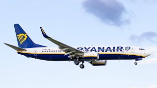 Ryanair Landing B737800 Landing in Edinburgh [upl. by Tima]