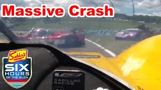 Massive Crash At The 6 Hours Of Watkins Glen [upl. by Malachy]