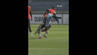 Rudiger tackle on mbappe 🦵🔥shorts football mbappe rudiger [upl. by Briggs]