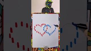 Drawing Hearts ❤️🤩 shortsfeed shorts drawing trendingshorts [upl. by Assirehs]