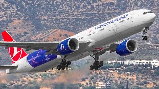 ✈️ 60 BIG PLANE TAKEOFFs amp LANDINGS 🇬🇷 Athens Airport Plane Spotting Greece ATHLGAV [upl. by Farro]