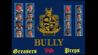 Bully SE Greasers vs Preps No Boss  Band Wars Full HD [upl. by Adna355]