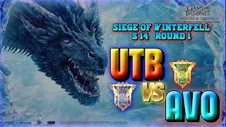 Game Of Thrones GOTWICSOW S14 R1 AvO vs UTB [upl. by Sivrad]