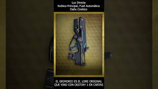 Destiny 2 Lore  Luz Directa Automático Exótico shorts [upl. by Fawcette800]