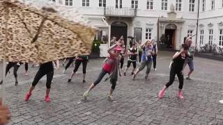 Kangatraining Flashmob Bozen 1162016 Rather Be [upl. by Rehpotsrihc]