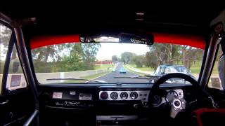 2014 Bathurst Lotus Cortina Crash [upl. by Ynnij]