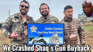 We Get Kicked Out of Shaq’s Gun Buyback [upl. by Nesyaj]